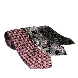 3 Daniel Cremieux Handmade Ties Italian Silk